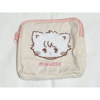 mikko ガチャガチャ もこもこポーチ ムース(キャラクターグッズ)