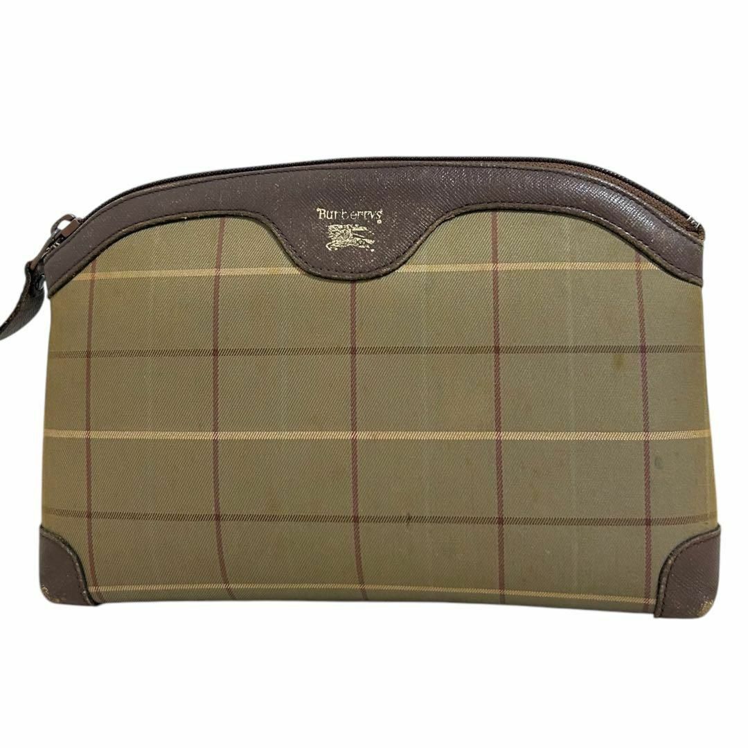 BURBERRY - 良品 バーバリー ポーチ セカンドバッグ ペン BURBERRY - 良品 バーバリー ポーチ セカンドバッグ ペン
