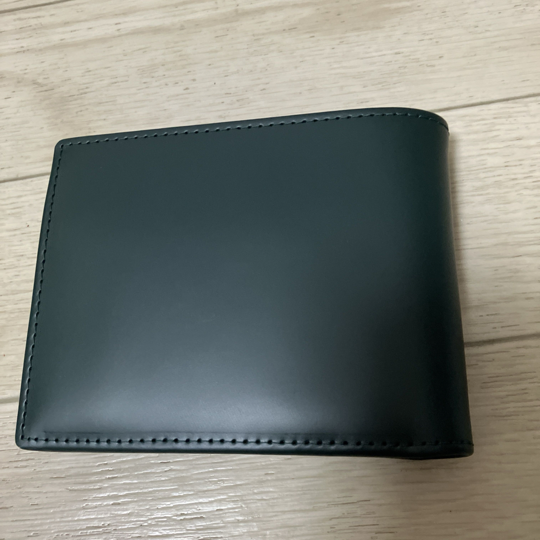 ETTINGER - ETTINGER 二つ折り財布 グリーン ブラック クロコの ETTINGER - ETTINGER 二つ折り財布 グリーン ブラック クロコの