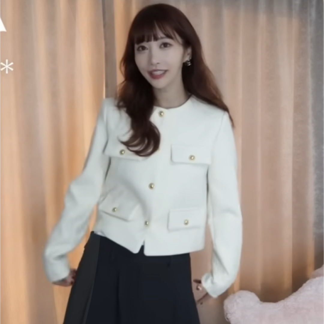 ZARA - 完売品 ZARA ザラ フラップクロップドジャケットノー ZARA - 完売品 ZARA ザラ フラップクロップドジャケットノー