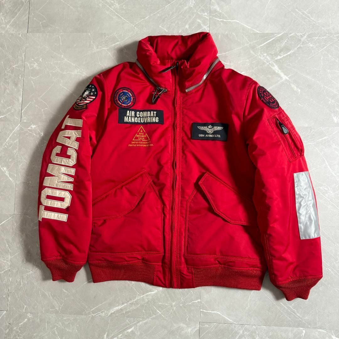 AVIREX - 美品 AVIREX フライトジャケット TOPGUN XXLサイズ AVIREX - 美品 AVIREX フライトジャケット TOPGUN XXLサイズ