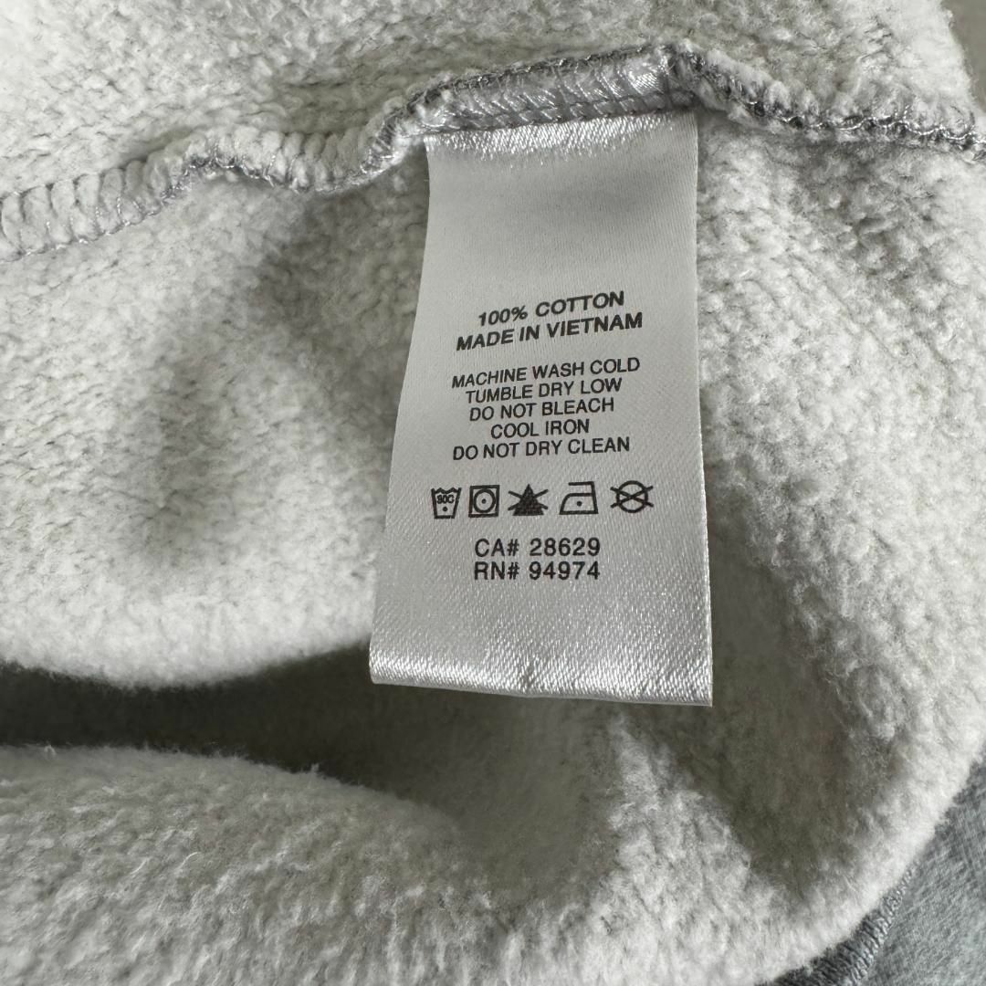STUSSY - ステューシー パーカー グレー 無地 刺繍ロゴ XLサイズ STUSSY - ステューシー パーカー グレー 無地 刺繍ロゴ XLサイズ