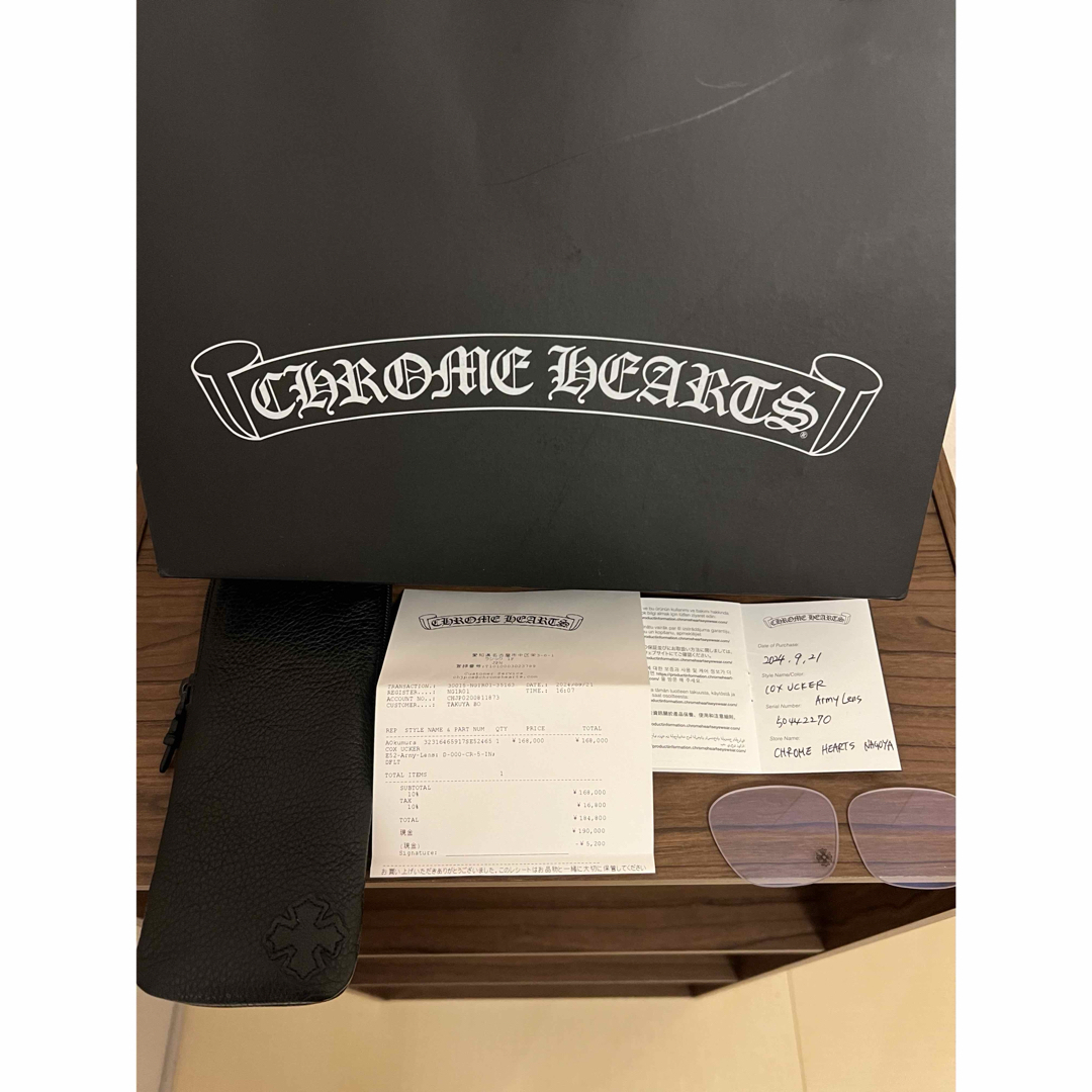 Chrome Hearts - クロムハーツ メガネ 極美品 COX UCKERの通販 Chrome Hearts - クロムハーツ メガネ 極美品 COX UCKERの通販