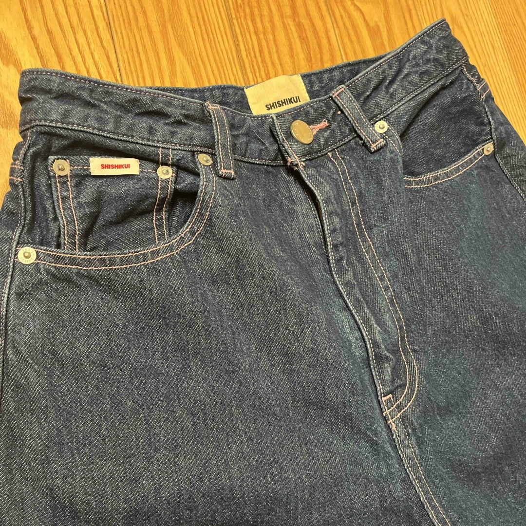 SHISHIKUI Daco/INDIGO PINK STITCH パンツ 34の通販 by nico's SHISHIKUI Daco/INDIGO PINK STITCH パンツ 34の通販 by nico's
