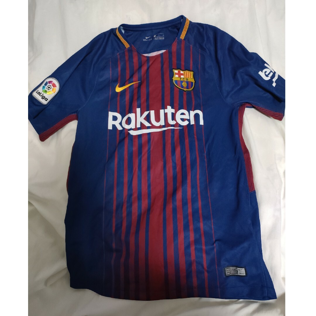 NIKE - バルセロナユニフォーム messi Sサイズの通販 by ゆう's NIKE - バルセロナユニフォーム messi Sサイズの通販 by ゆう's