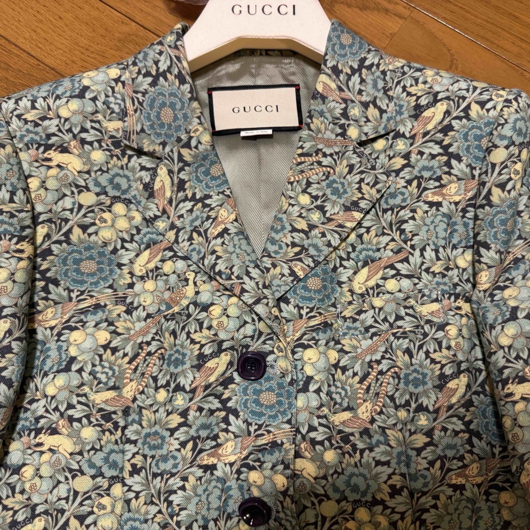 GUCCI - ⚫︎GUCCIグッチ20-21秋冬リバティLibertyジャケットの GUCCI - ⚫︎GUCCIグッチ20-21秋冬リバティLibertyジャケットの