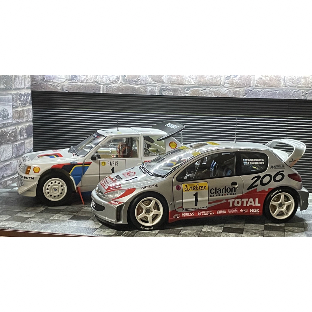 AUTOart - 1/18 AUTOart プジョー 206 WRC 2001 モンテカルロ AUTOart - 1/18 AUTOart プジョー 206 WRC 2001 モンテカルロ