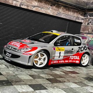 AUTOart - 1/18 AUTOart プジョー 206 WRC 2001 モンテカルロ AUTOart - 1/18 AUTOart プジョー 206 WRC 2001 モンテカルロ