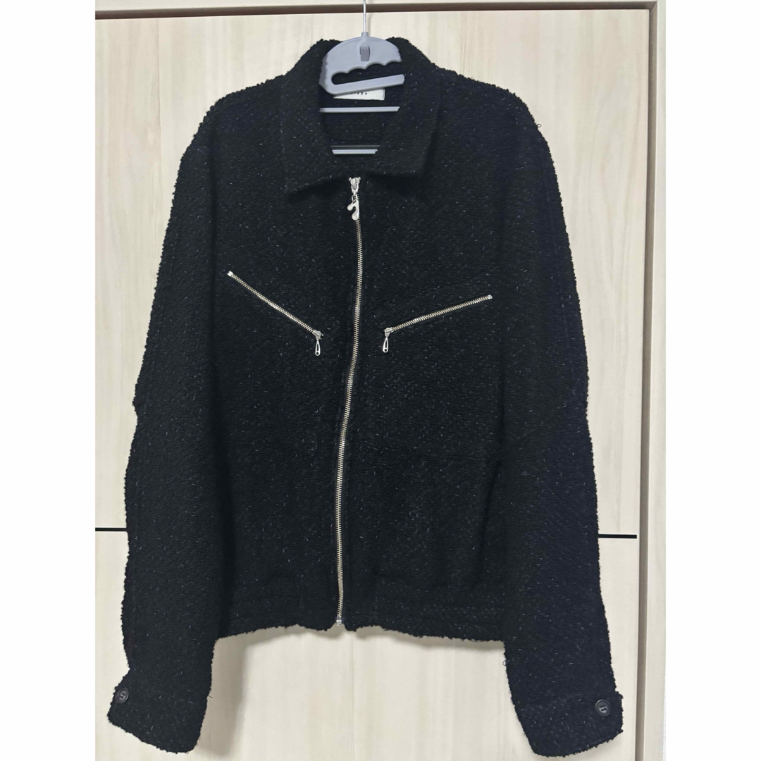 Jieda - ジエダ JieDa 24AW ツイードジップTWEED ZIP SHIRTの Jieda - ジエダ JieDa 24AW ツイードジップTWEED ZIP SHIRTの