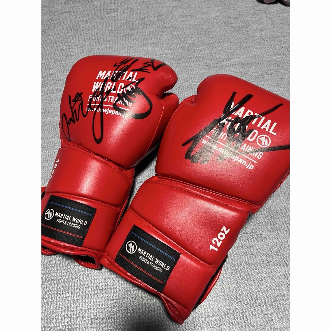 新品】 HIROYA ×大雅 サイン入りグローブMARTIAL WORLDの通販 by 新品】 HIROYA ×大雅 サイン入りグローブMARTIAL WORLDの通販 by