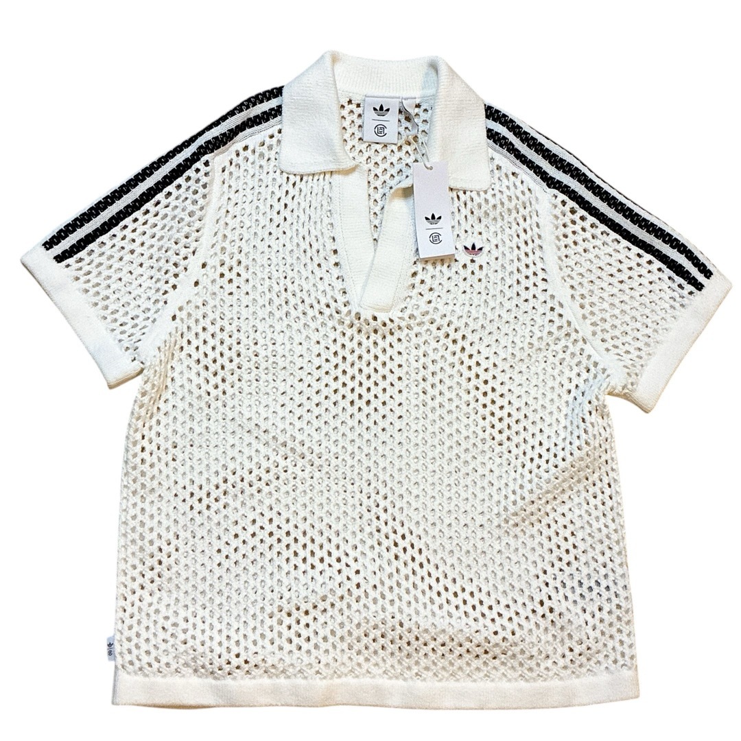 adidas - adidas CLOT CROCHET POLO CWHITE アディダス Sの通販 adidas - adidas CLOT CROCHET POLO CWHITE アディダス Sの通販