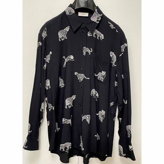 CELINE - 22SS Celine タイガープリント レーヨンシャツ 38 の CELINE - 22SS Celine タイガープリント レーヨンシャツ 38 の