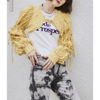 jouetie - 未使用タグ付 jouetie ボアジャケット 花柄 jouetie - 未使用タグ付 jouetie ボアジャケット 花柄