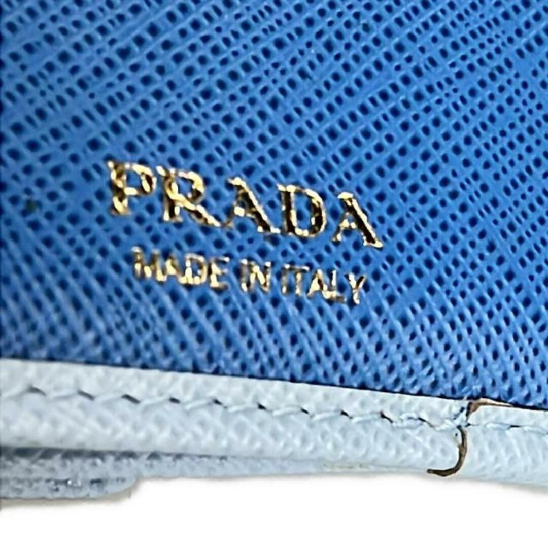 PRADA - PRADA(プラダ) 3つ折り財布 - 1MH043 ライトブルー PRADA - PRADA(プラダ) 3つ折り財布 - 1MH043 ライトブルー