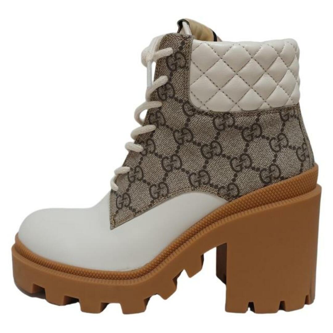 GUCCI - GUCCI(グッチ) ショートブーツ 36 レディース GG GUCCI - GUCCI(グッチ) ショートブーツ 36 レディース GG