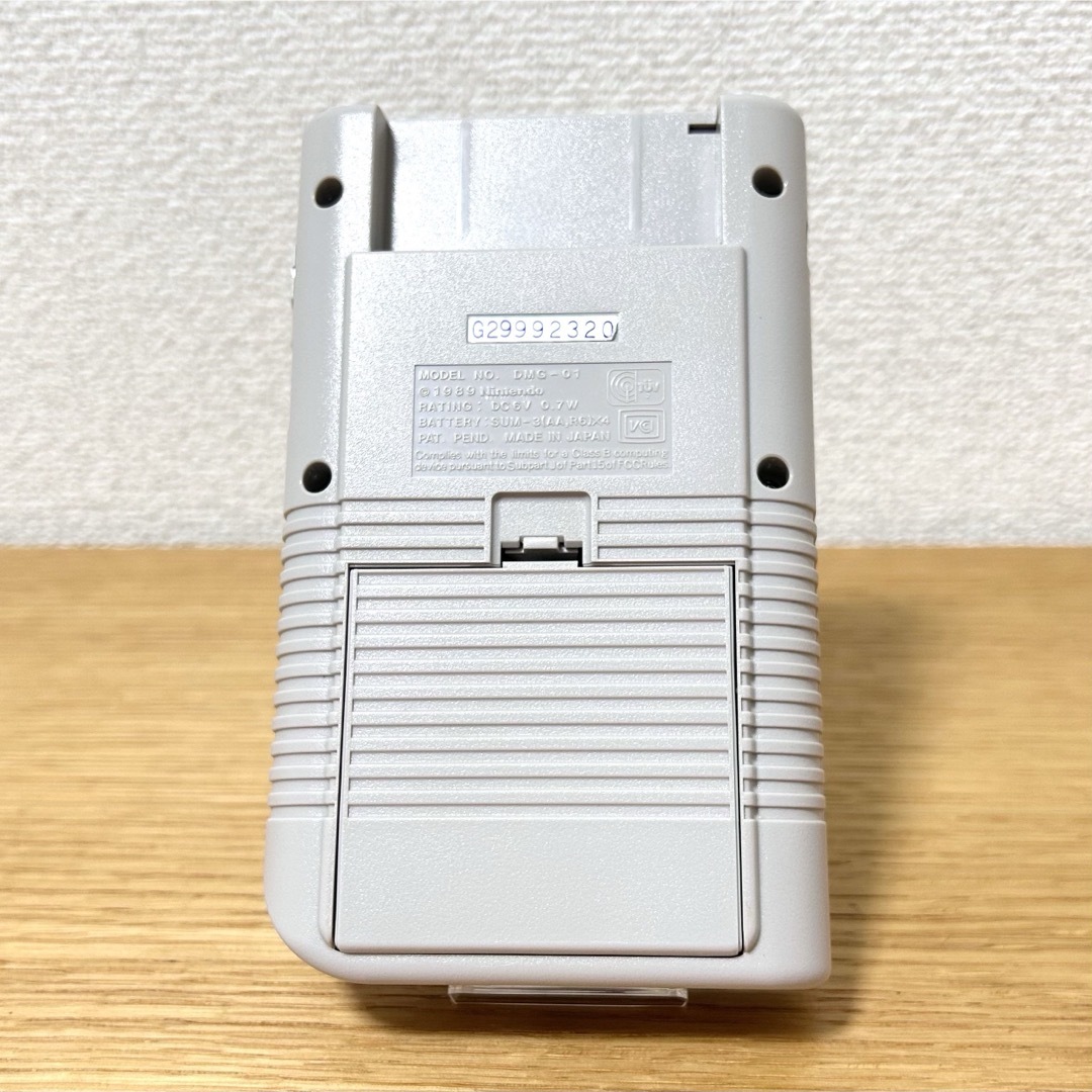 ゲームボーイ - 極美品 初代 ゲームボーイ 本体 グレー 動作OKの ゲームボーイ - 極美品 初代 ゲームボーイ 本体 グレー 動作OKの