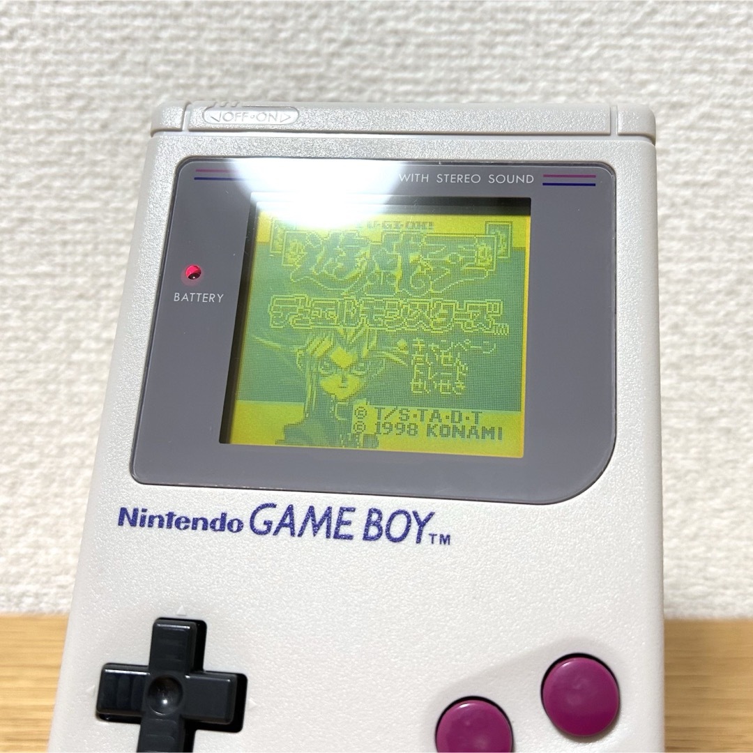 ゲームボーイ - 極美品 初代 ゲームボーイ 本体 グレー 動作OKの ゲームボーイ - 極美品 初代 ゲームボーイ 本体 グレー 動作OKの