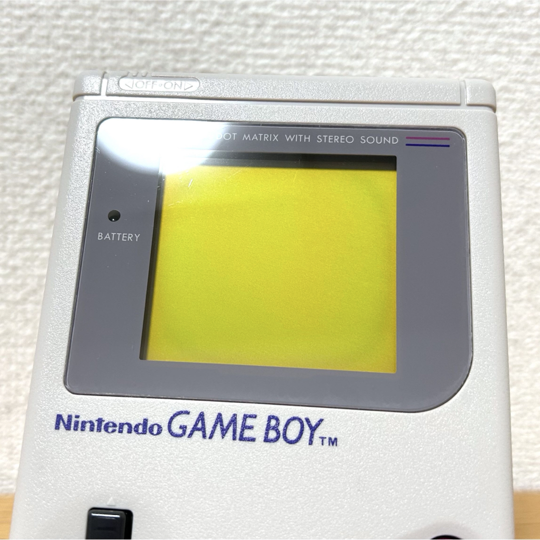 ゲームボーイ - 極美品 初代 ゲームボーイ 本体 グレー 動作OKの ゲームボーイ - 極美品 初代 ゲームボーイ 本体 グレー 動作OKの