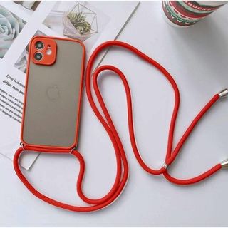 ☘️大特価☘️ iPhone ケース ショルダー 韓国 肩掛け 12Pro(iPhoneケース)