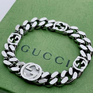 GUCCI - グッチ【GUCCI】キャットヘッド シルバー ブレスレット GUCCI - グッチ【GUCCI】キャットヘッド シルバー ブレスレット
