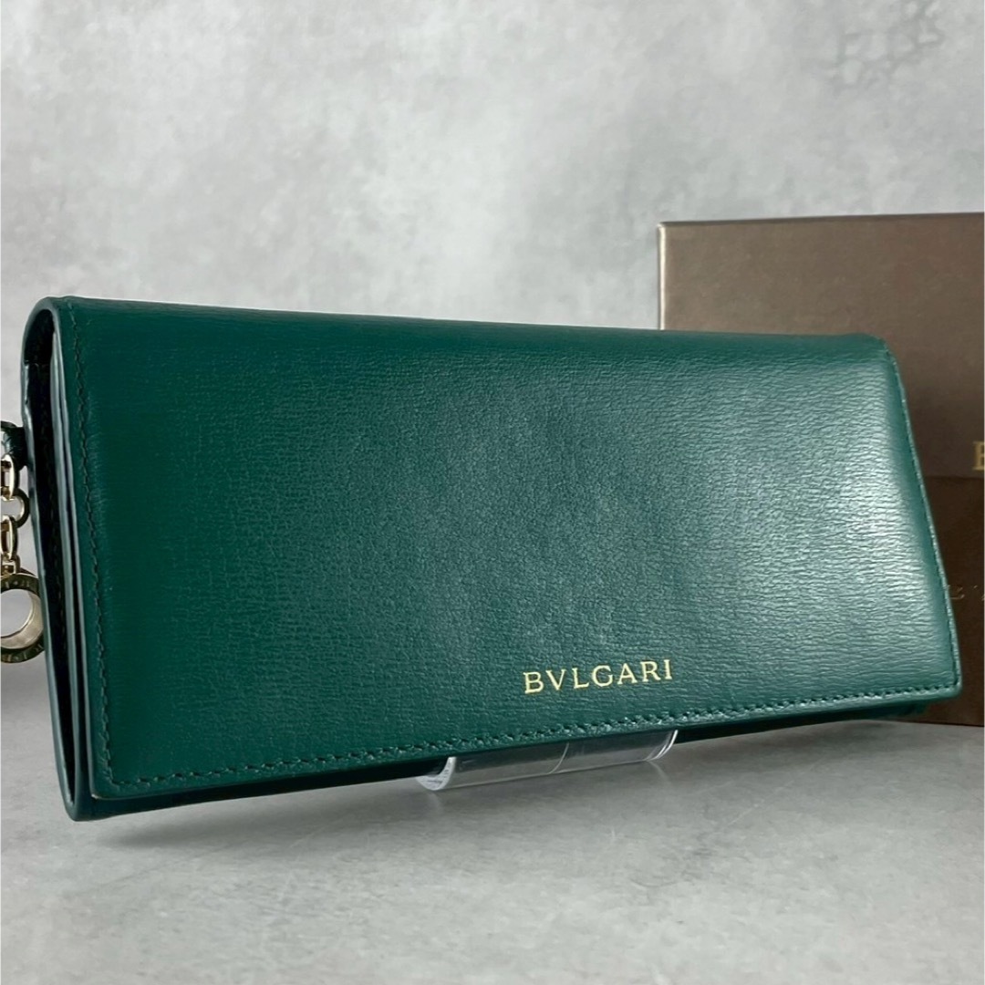 BVLGARI - 【美品 付属品付き】ブルガリ 長財布 プリントロゴ BVLGARI - 【美品 付属品付き】ブルガリ 長財布 プリントロゴ