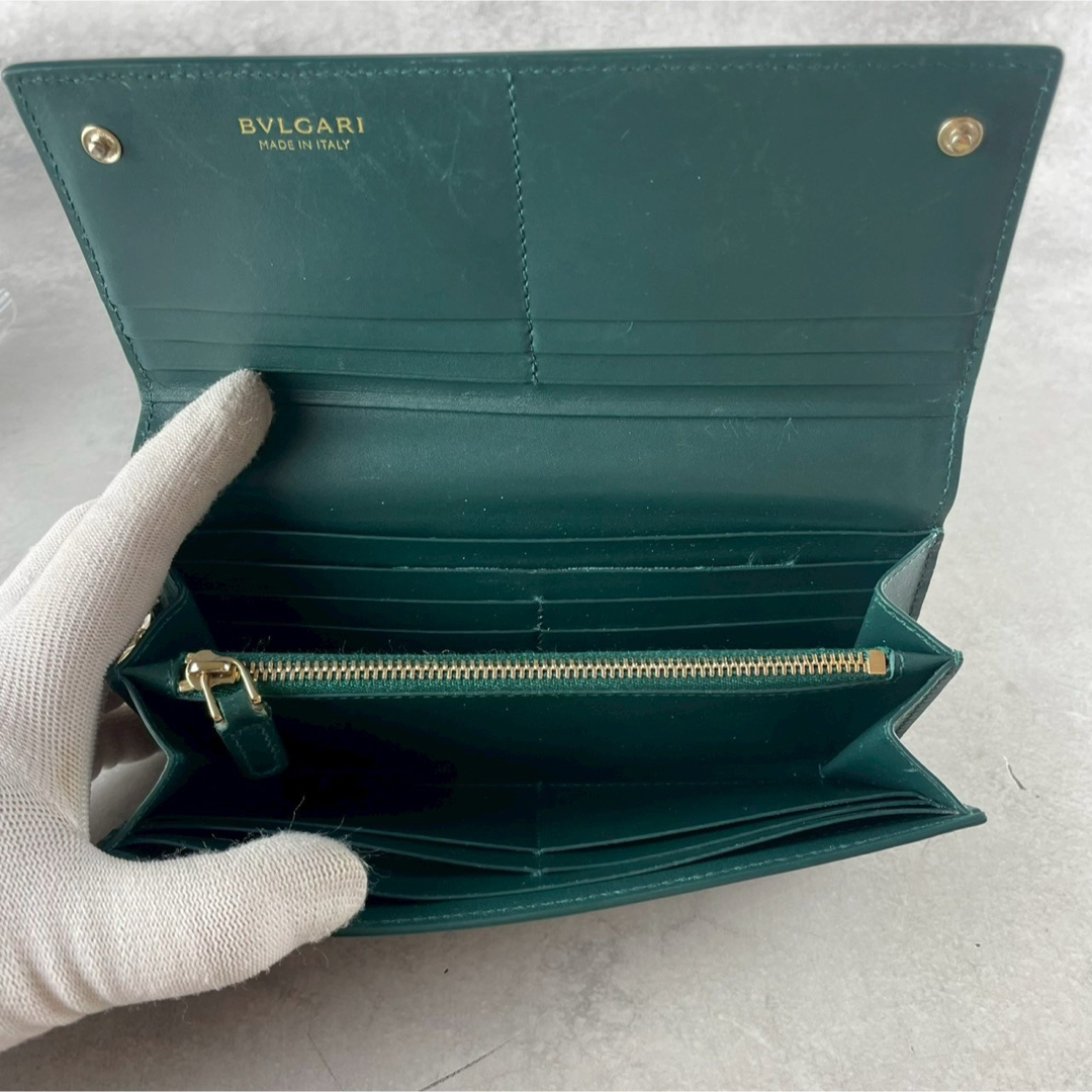 BVLGARI - 【美品 付属品付き】ブルガリ 長財布 プリントロゴ BVLGARI - 【美品 付属品付き】ブルガリ 長財布 プリントロゴ