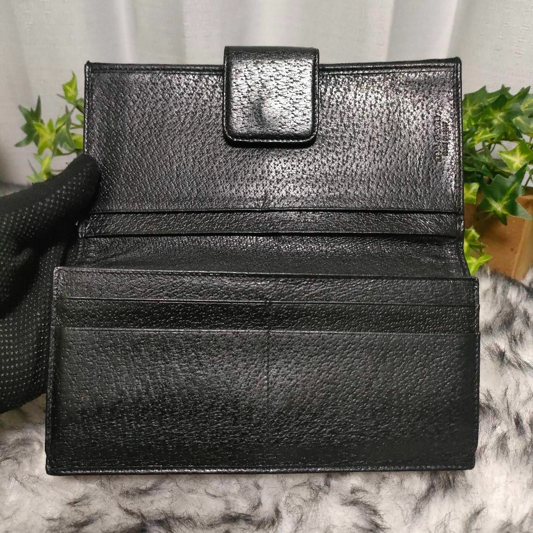 BVLGARI - ブルガリ 長財布 ブラック ロゴマニア BVLGARI 財布 BVLGARI - ブルガリ 長財布 ブラック ロゴマニア BVLGARI 財布