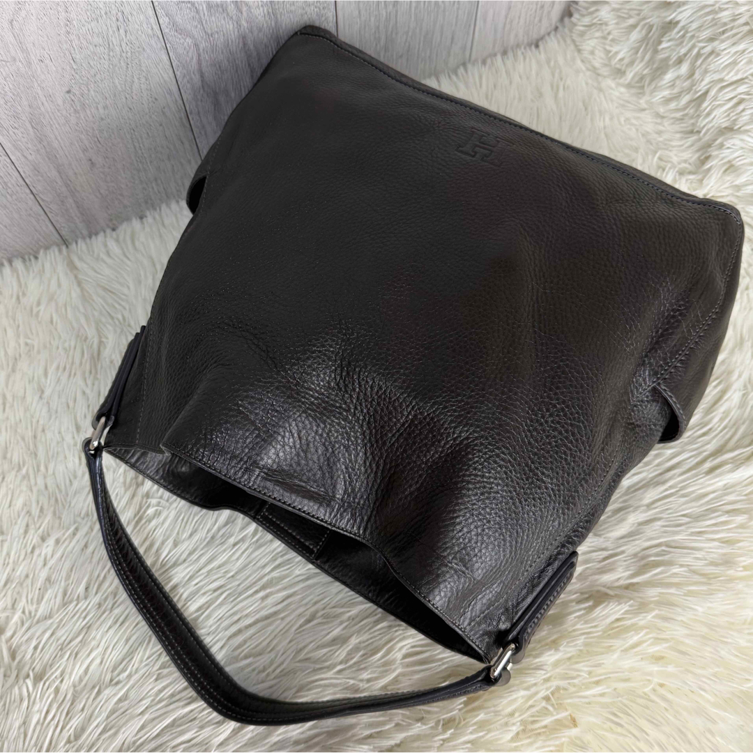 人気♡A4可♡美品♡HIROFU ヒロフ レザー Hロゴ ショルダー 人気♡A4可♡美品♡HIROFU ヒロフ レザー Hロゴ ショルダー
