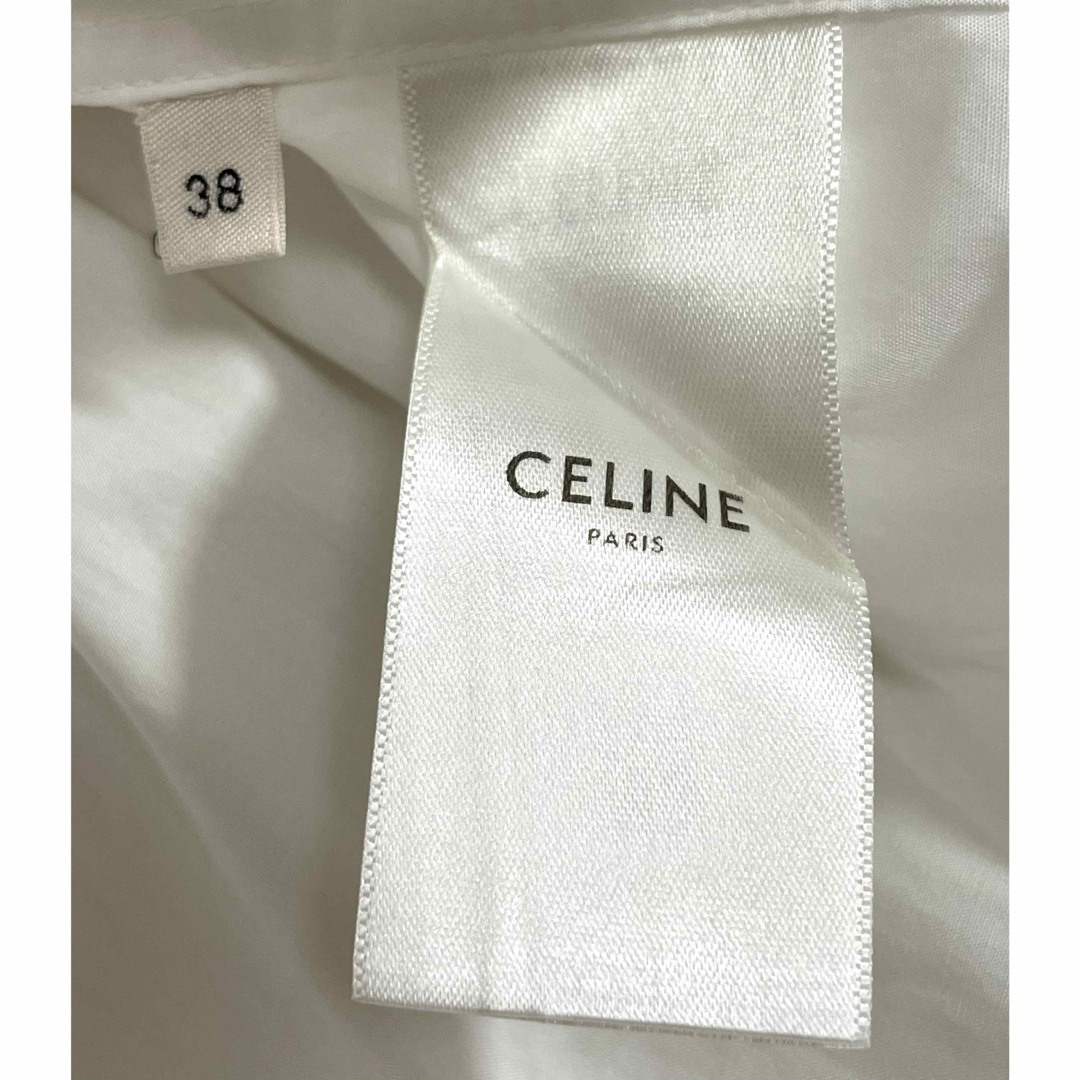 CELINE - 19SS Celine ドラッグストアカラー ホワイトシャツ 38 CELINE - 19SS Celine ドラッグストアカラー ホワイトシャツ 38