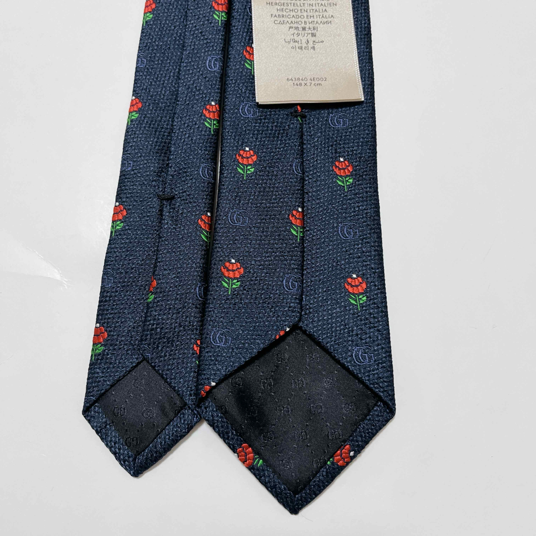 GUCCI - 美品 グッチ ネクタイ ハイブランド GG柄 インター GUCCI - 美品 グッチ ネクタイ ハイブランド GG柄 インター