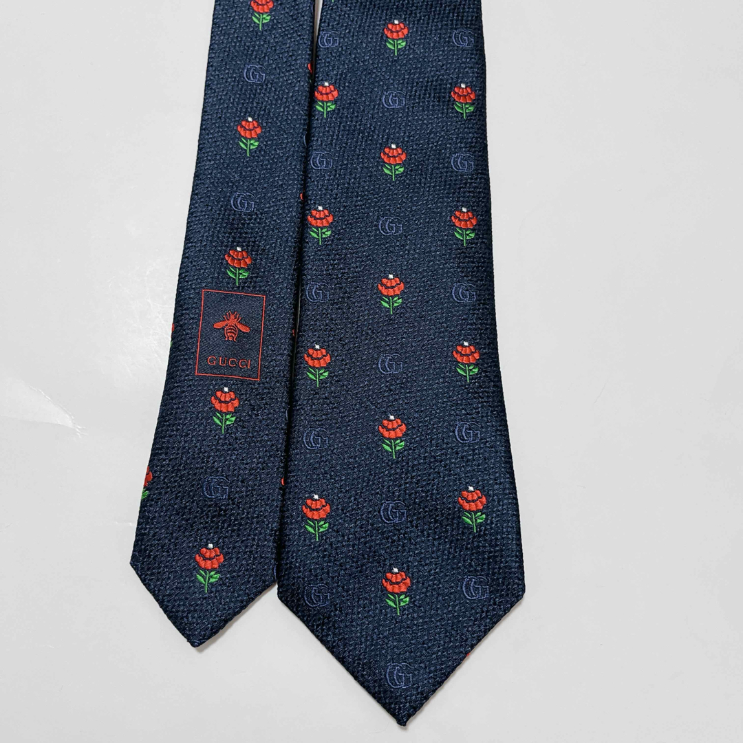 GUCCI - 美品 グッチ ネクタイ ハイブランド GG柄 インター GUCCI - 美品 グッチ ネクタイ ハイブランド GG柄 インター