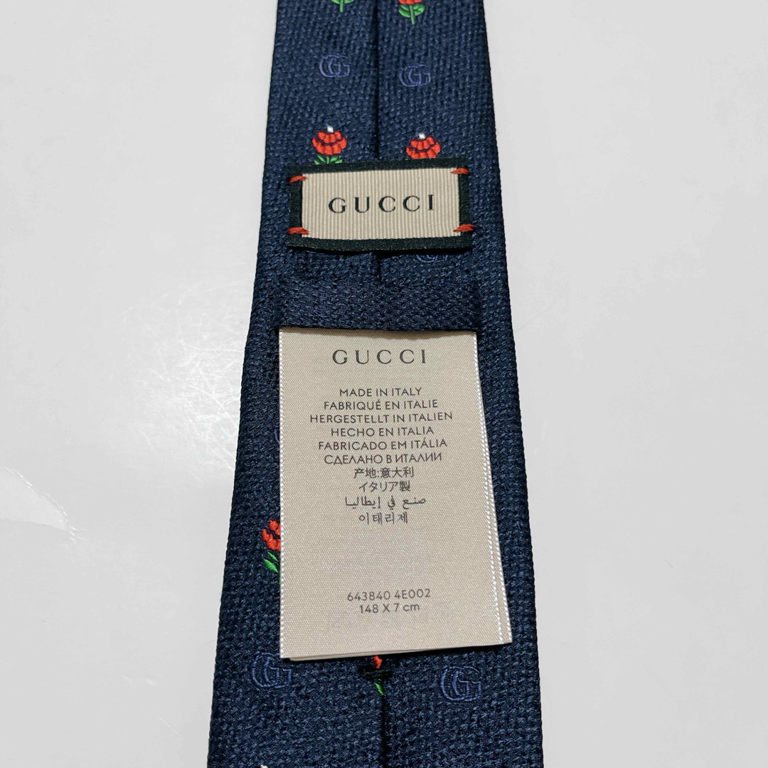 GUCCI - 美品 グッチ ネクタイ ハイブランド GG柄 インター GUCCI - 美品 グッチ ネクタイ ハイブランド GG柄 インター