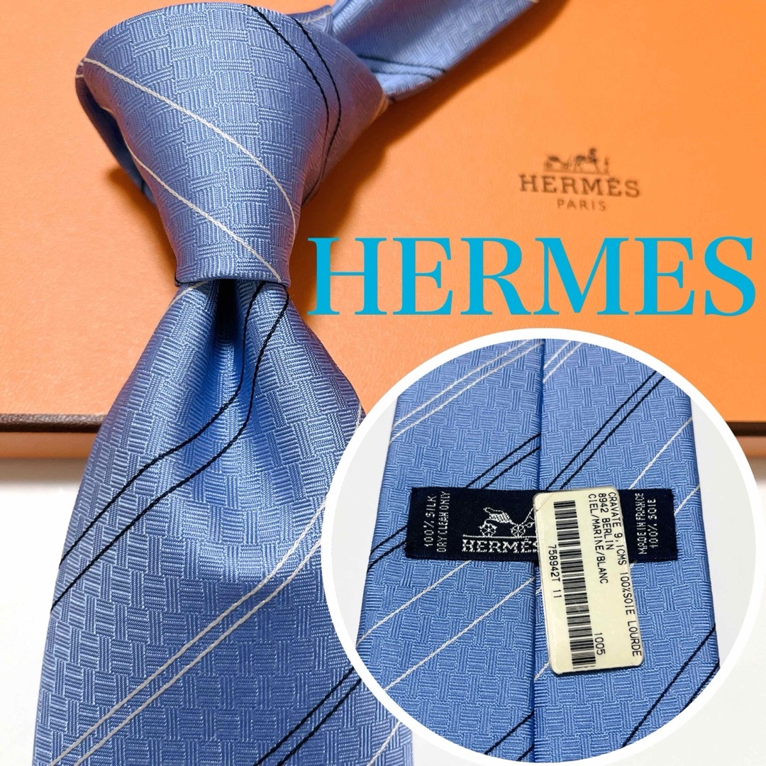 HERMES - 新品タグ付き エルメス ネクタイ ハイブランド H柄 HERMES - 新品タグ付き エルメス ネクタイ ハイブランド H柄