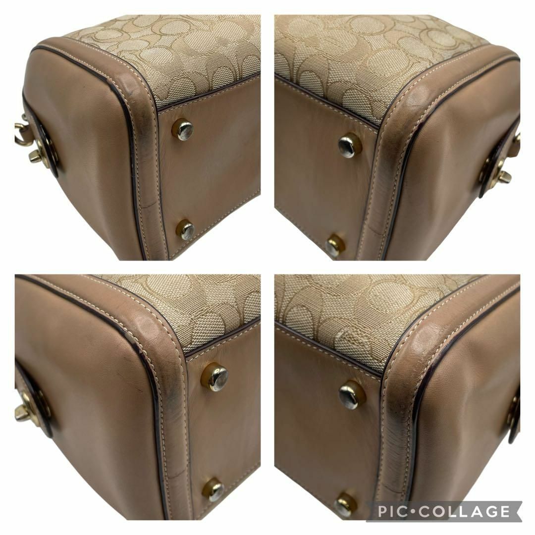 COACH - 良品 コーチ 2way ショルダーバッグ ミニボストンバッグ COACH - 良品 コーチ 2way ショルダーバッグ ミニボストンバッグ