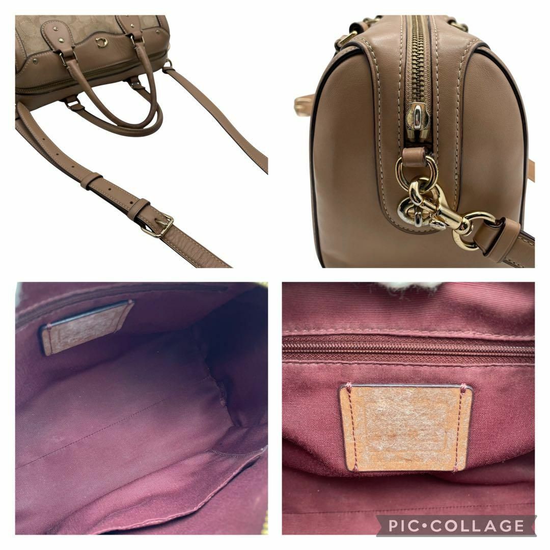 COACH - 良品 コーチ 2way ショルダーバッグ ミニボストンバッグ COACH - 良品 コーチ 2way ショルダーバッグ ミニボストンバッグ