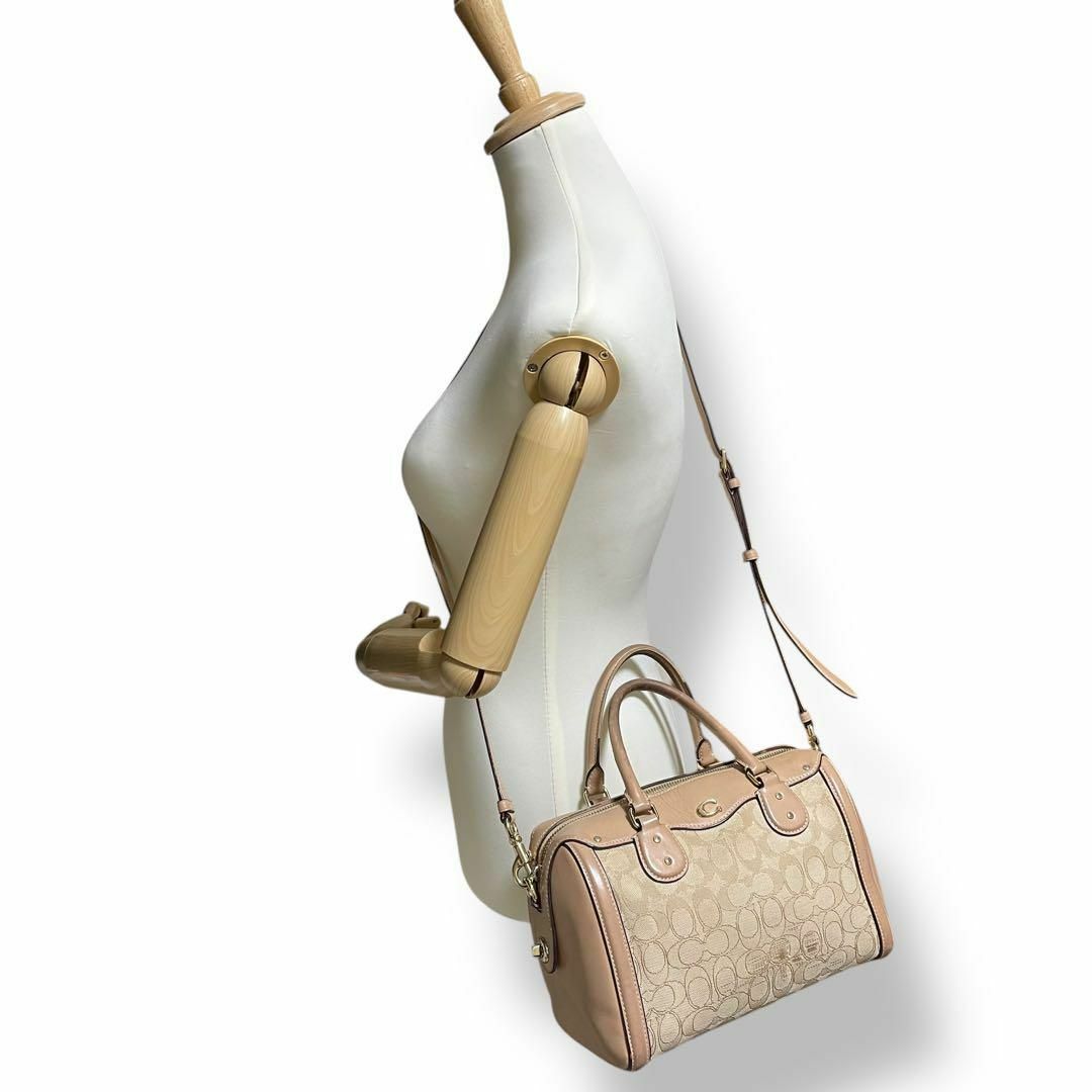 COACH - 良品 コーチ 2way ショルダーバッグ ミニボストンバッグ COACH - 良品 コーチ 2way ショルダーバッグ ミニボストンバッグ