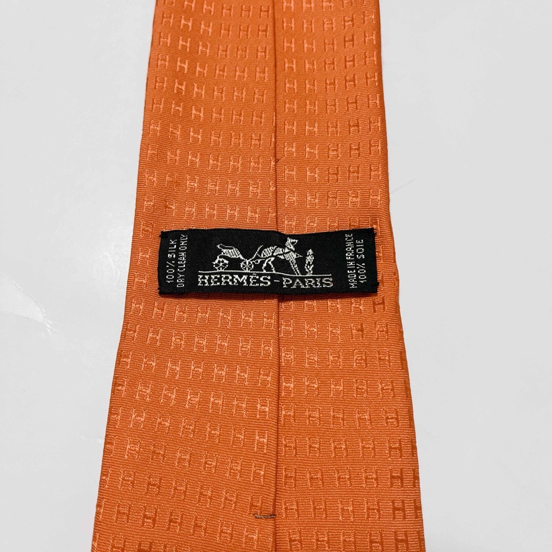 HERMES - 美品 エルメス ネクタイ ハイブランド H柄 ファソネ HERMES - 美品 エルメス ネクタイ ハイブランド H柄 ファソネ
