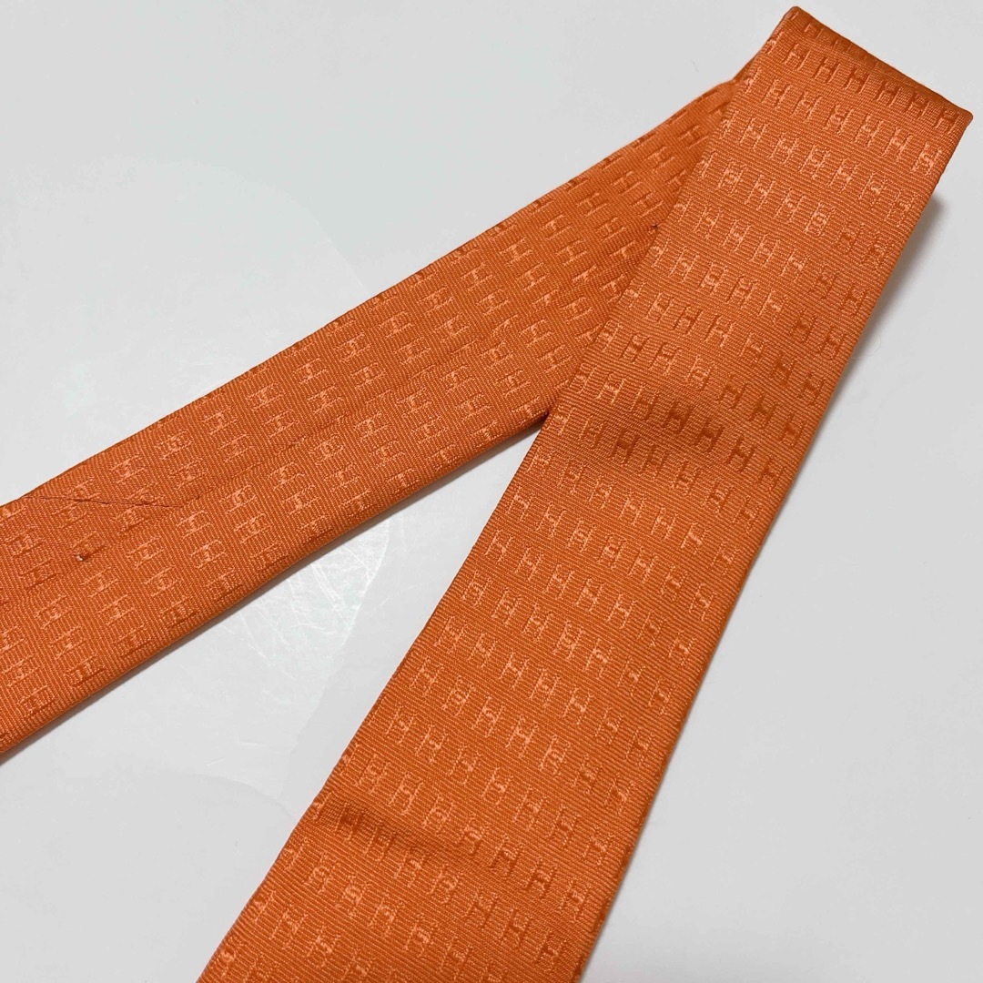 HERMES - 美品 エルメス ネクタイ ハイブランド H柄 ファソネ HERMES - 美品 エルメス ネクタイ ハイブランド H柄 ファソネ
