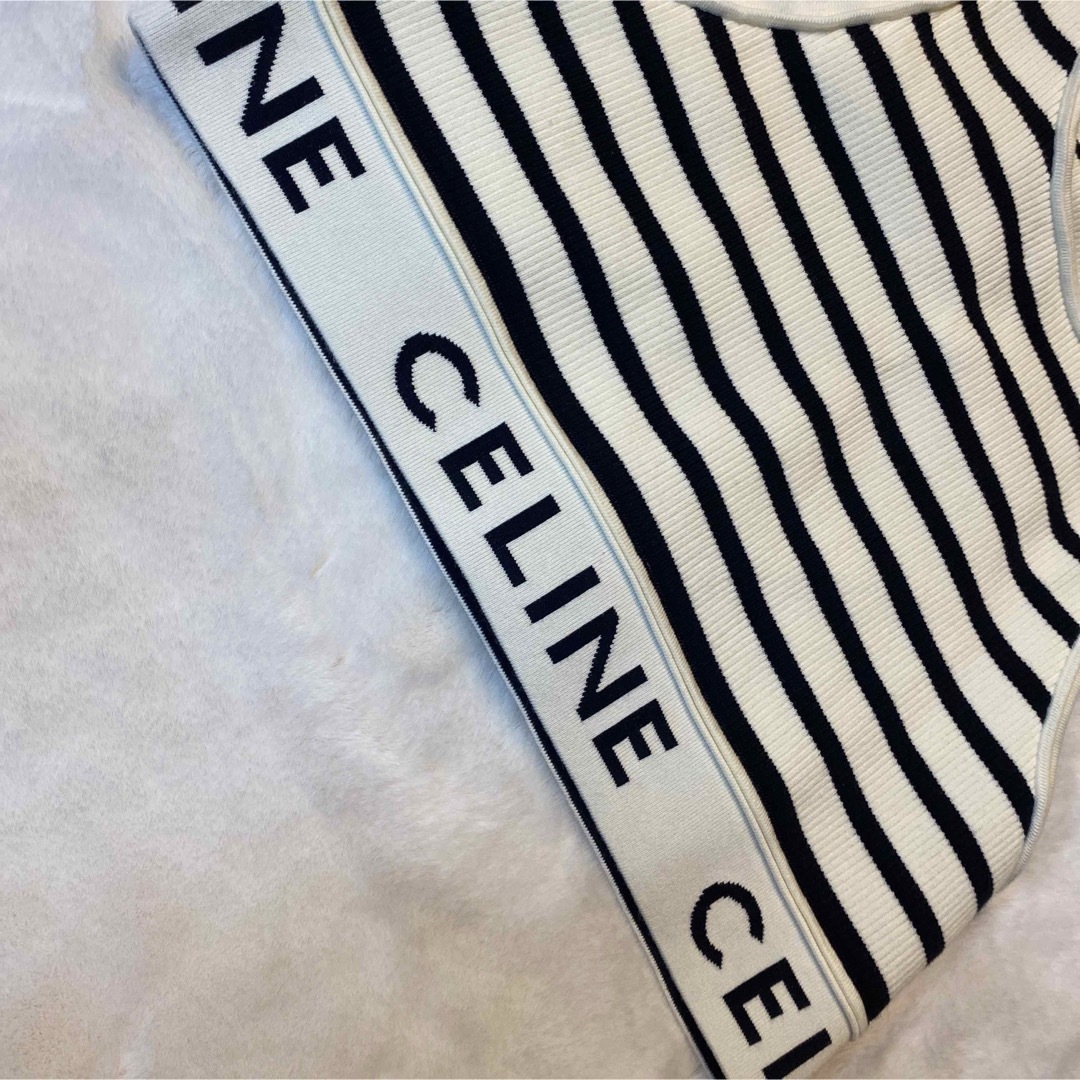 CELINE - セリーヌ 2A22O372N アスリートブラ ボーダー CELINE - セリーヌ 2A22O372N アスリートブラ ボーダー