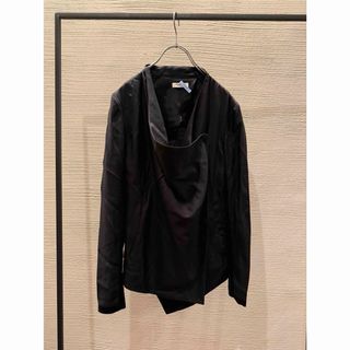 HELMUT LANG - 00s HELMUT LANG DRAPE jacket ノーカラー HELMUT LANG - 00s HELMUT LANG DRAPE jacket ノーカラー