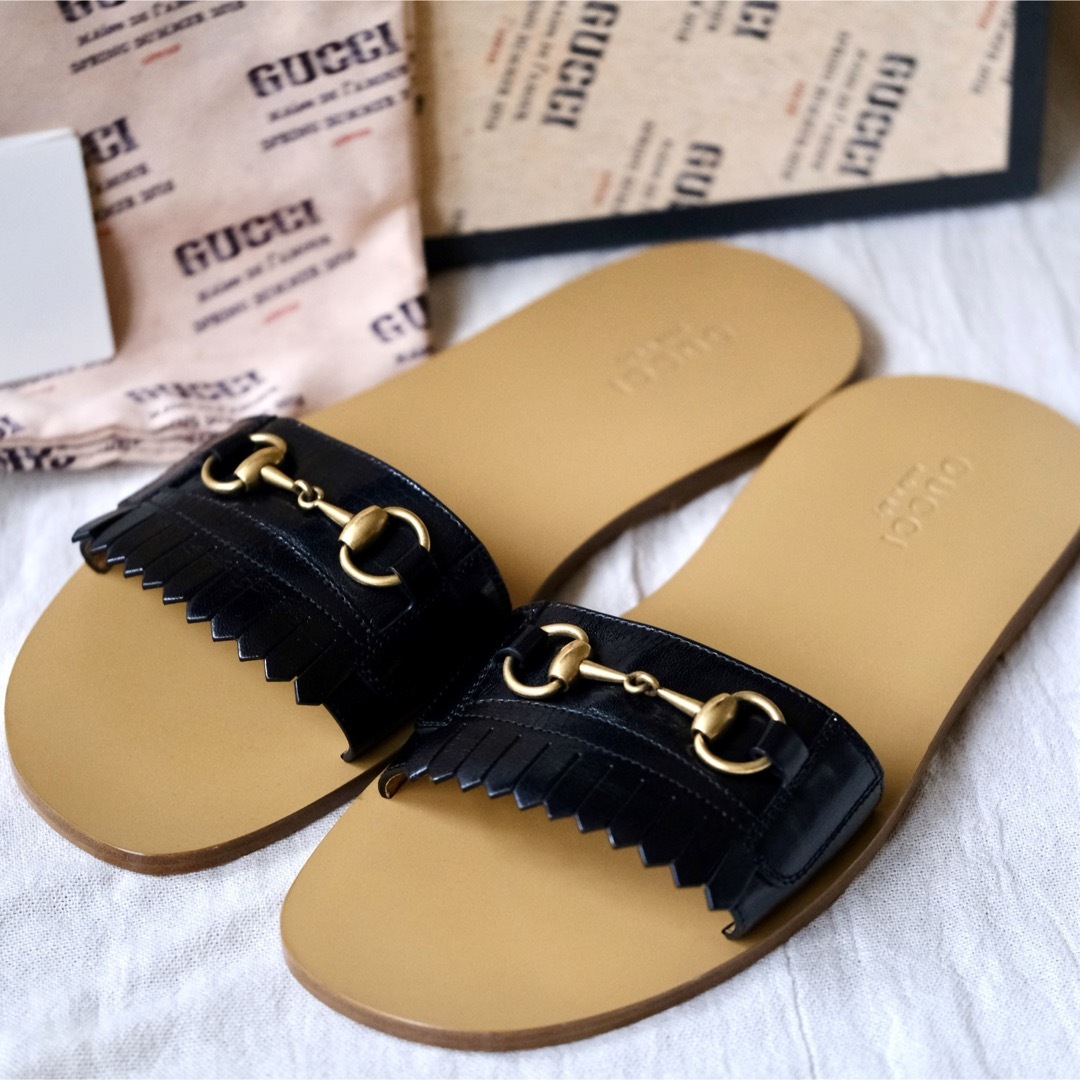 GUCCI - 新品未使用GUCCI グッチ キルトホースビットレザー GUCCI - 新品未使用GUCCI グッチ キルトホースビットレザー