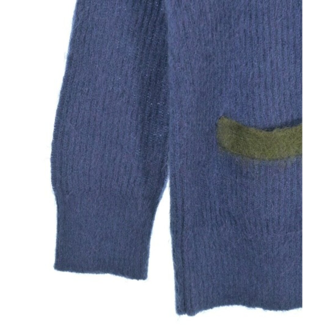 LANVIN en Bleu - LANVIN en bleu カーディガン 48(L位) 青x緑 LANVIN en Bleu - LANVIN en bleu カーディガン 48(L位) 青x緑