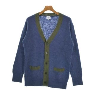 LANVIN en Bleu - LANVIN en bleu カーディガン 48(L位) 青x緑 LANVIN en Bleu - LANVIN en bleu カーディガン 48(L位) 青x緑