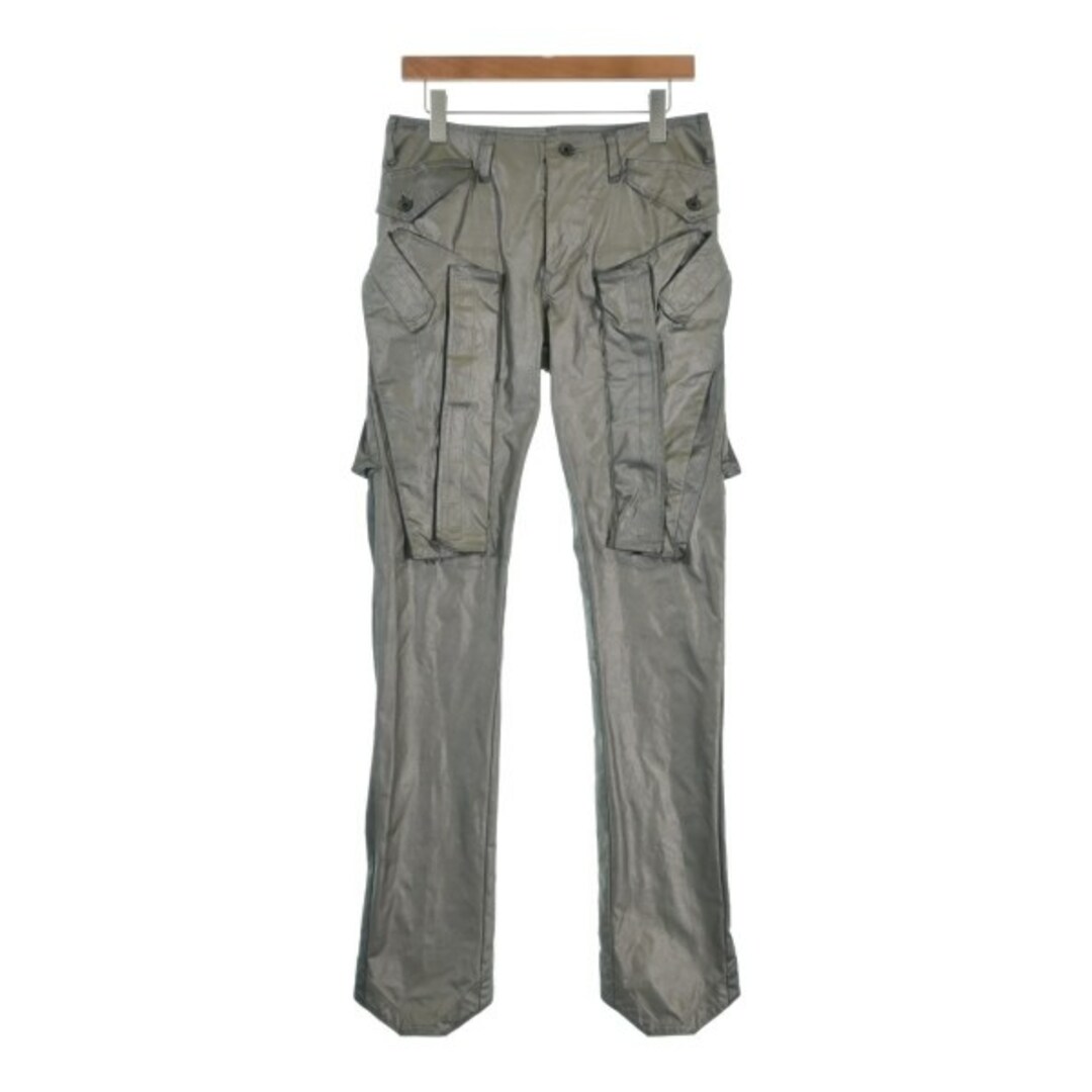 JULIUS - JULIUS ユリウス カーゴパンツ 1(S位) シルバー 【古着 JULIUS - JULIUS ユリウス カーゴパンツ 1(S位) シルバー 【古着