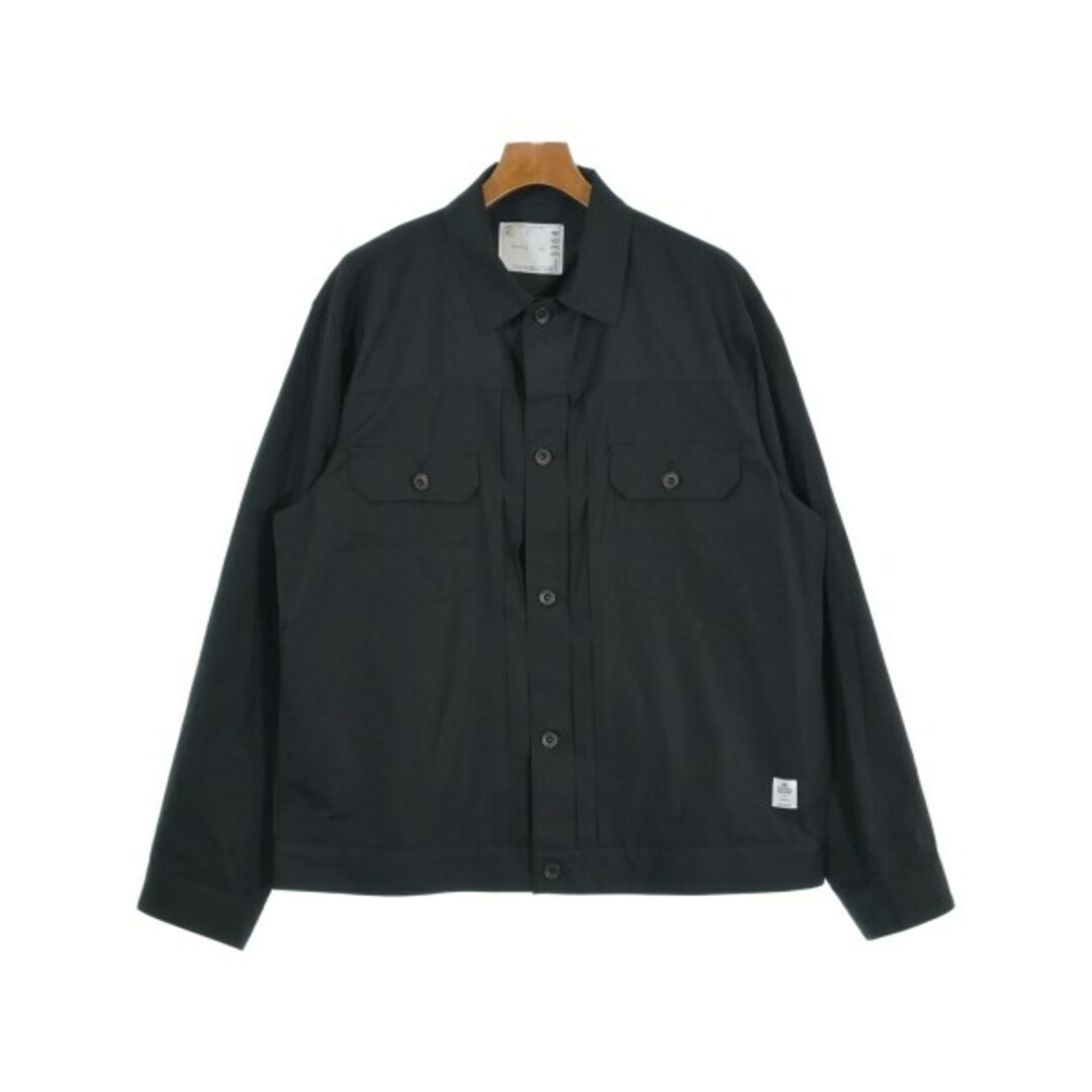 sacai - sacai サカイ ブルゾン(その他) 3(L位) 黒 【古着 sacai - sacai サカイ ブルゾン(その他) 3(L位) 黒 【古着