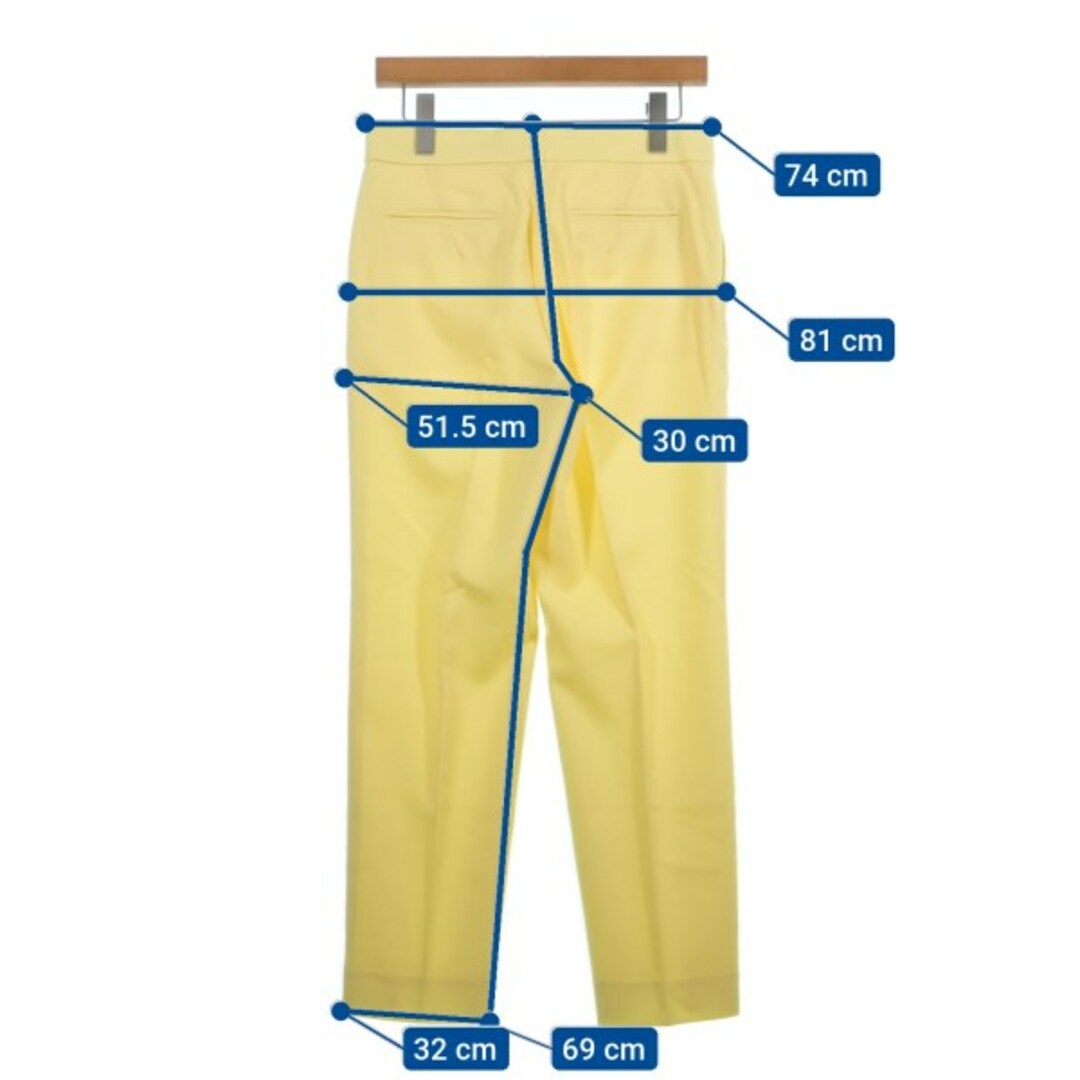 Drawer - Drawer ドロワー スラックス 38(M位) 黄 【古着 Drawer - Drawer ドロワー スラックス 38(M位) 黄 【古着