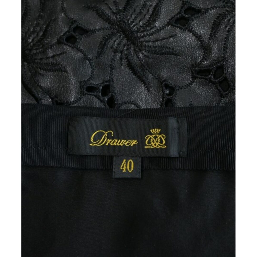 Drawer - Drawer ドロワー ロング・マキシ丈スカート 40(M位) 黒 Drawer - Drawer ドロワー ロング・マキシ丈スカート 40(M位) 黒