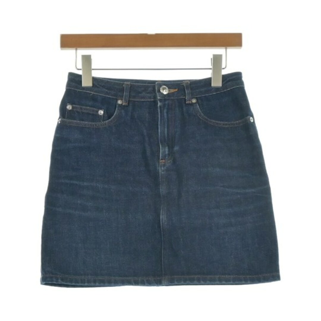 A.P.C. アーペーセー ミニスカート 34(XS位) インディゴ(デニム A.P.C. アーペーセー ミニスカート 34(XS位) インディゴ(デニム