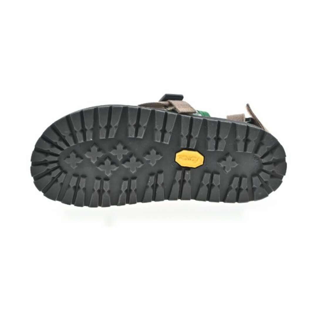 kolor - kolor カラー サンダル S(23cm位) シルバーx緑x赤等 kolor - kolor カラー サンダル S(23cm位) シルバーx緑x赤等