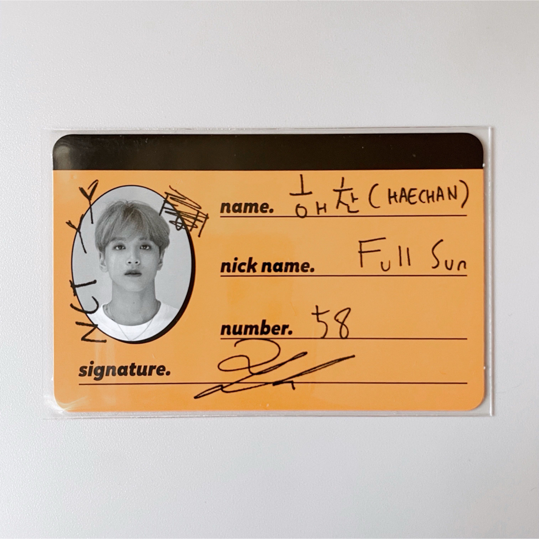 NCT - ♡ NCT DREAM ヘチャン トレカ We Go Up クルーカード NCT - ♡ NCT DREAM ヘチャン トレカ We Go Up クルーカード